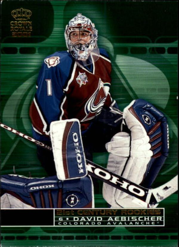 NHL 2000-01 Crown Royale 21st Century Rookies - No 7 - David Aebisher