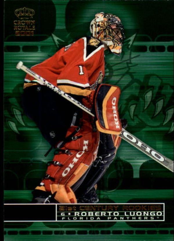 NHL 2000-01 Crown Royale 21st Century Rookies - No 10 - Roberto Luongo