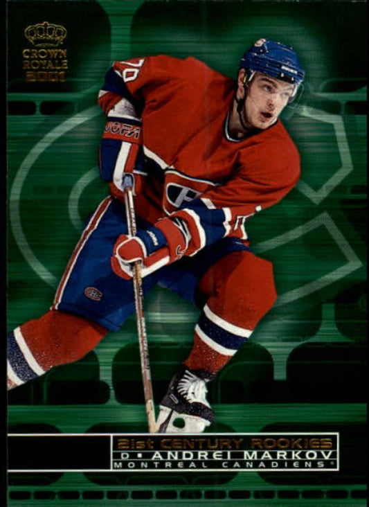 NHL 2000-01 Crown Royale 21st Century Rookies - No 13 - Andrei Markov