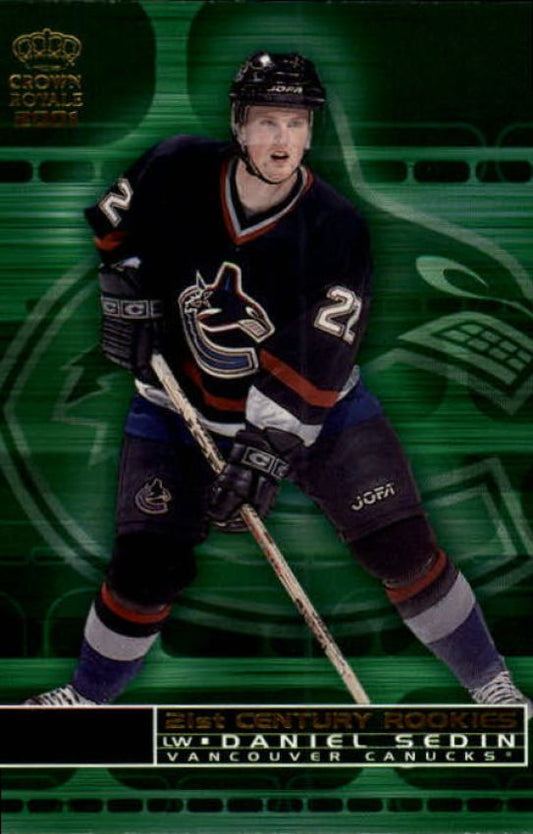 NHL 2000-01 Crown Royale 21st Century Rookies - No 24 - Daniel Sedin