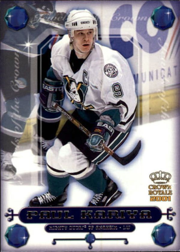 NHL 2000-01 Crown Royale Jewels of the Crown - No 1 - Paul Kariya