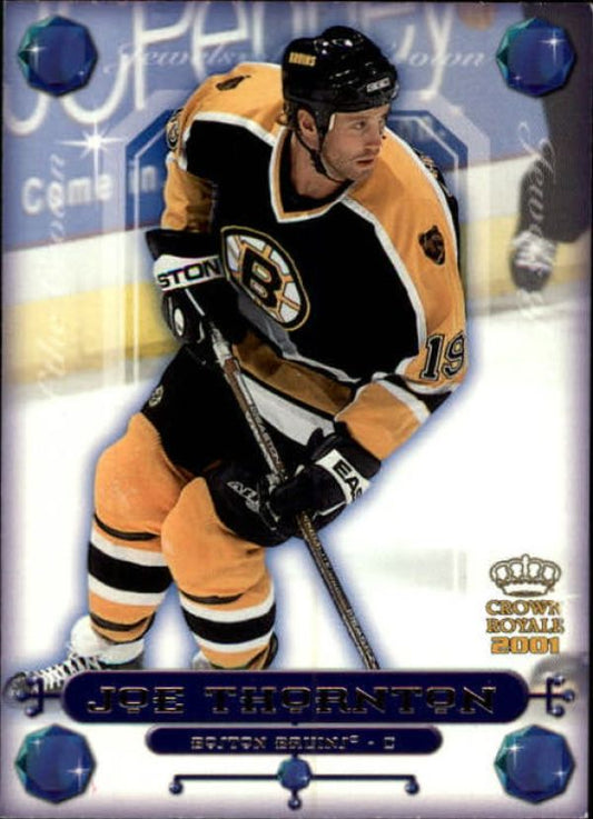 NHL 2000-01 Crown Royale Jewels of the Crown - No 5 - Joe Thornton