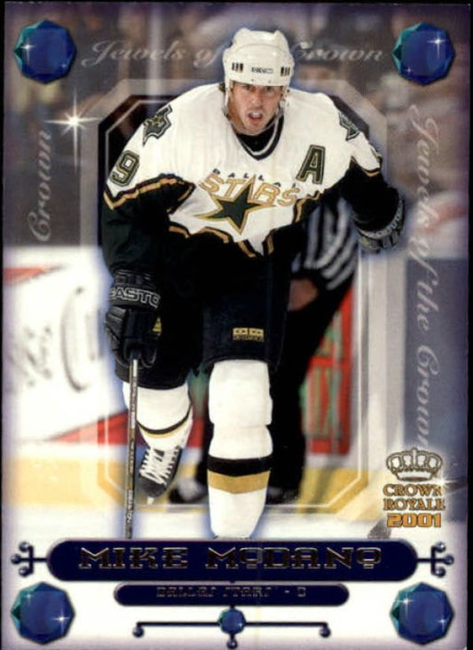 NHL 2000-01 Crown Royale Jewels of the Crown - No 12 - Mike Modano