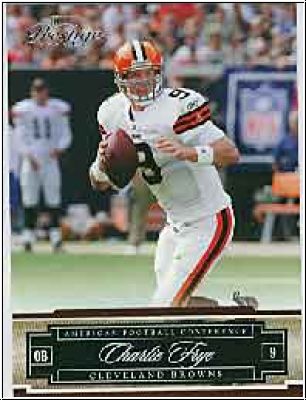 NFL 2007 Playoff Prestige - No. 37 - Charlie Frye