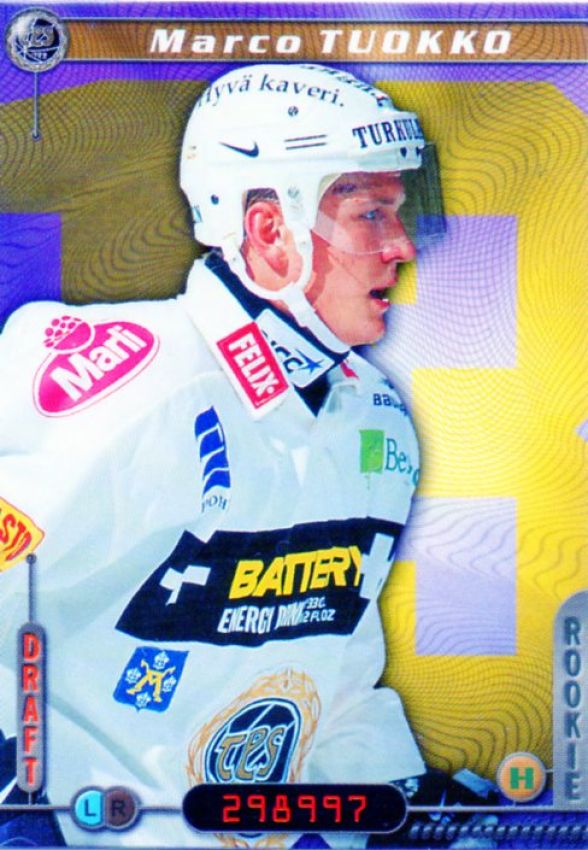 FIN/NHL 2000-01 Finnish Cardset - No 218 - Marco Tuokko