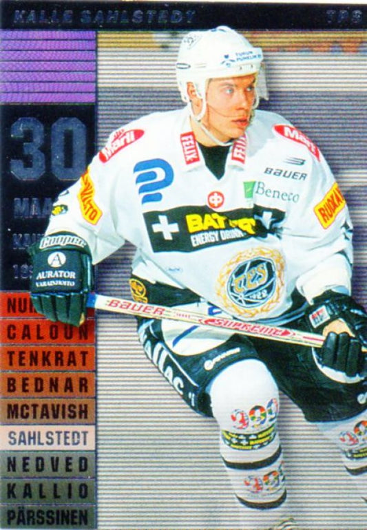 FIN/NHL 2000-01 Finnish Cardset Master Blasters - No 6 of 9 - Kalle Sahlstedt