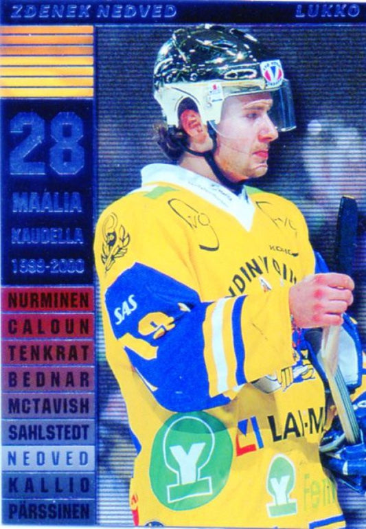 FIN/NHL 2000-01 Finnish Cardset Master Blasters - No 7 of 9 - Zdenek Nedved