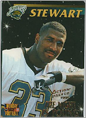 NFL 1995 Action Packed Monday Night Football - No 95 - James O. Stewart
