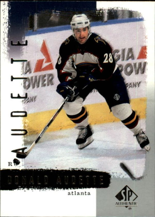 NHL 2000-01 SP Authentic - No 5 - Donald Audette