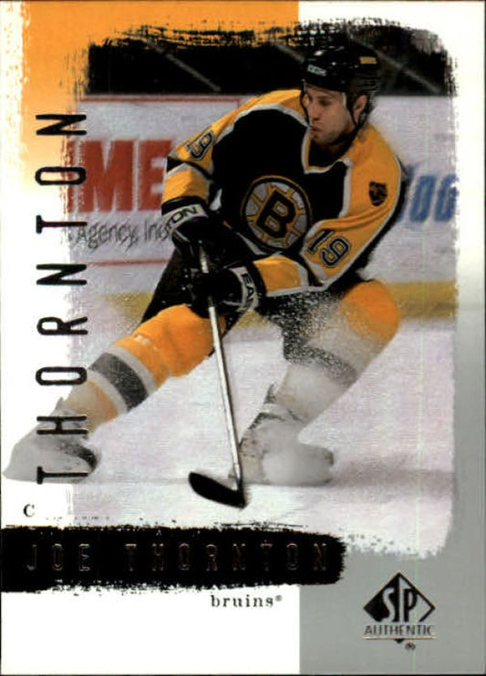 NHL 2000-01 SP Authentic - No 7 - Joe Thornton