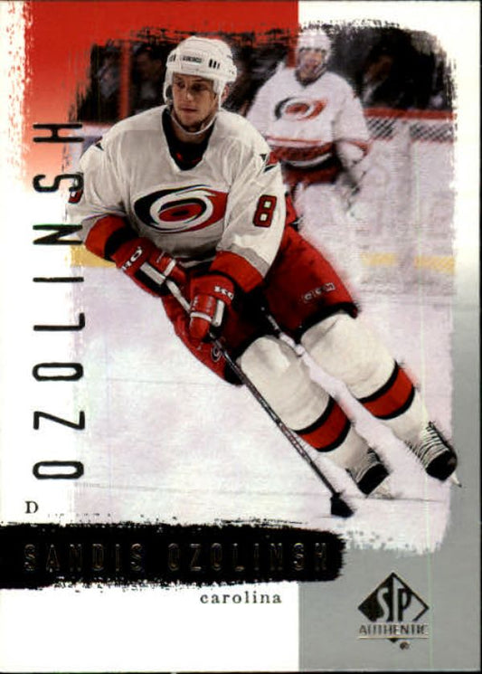 NHL 2000-01 SP Authentic - No 18 - Sandis Ozolinsh