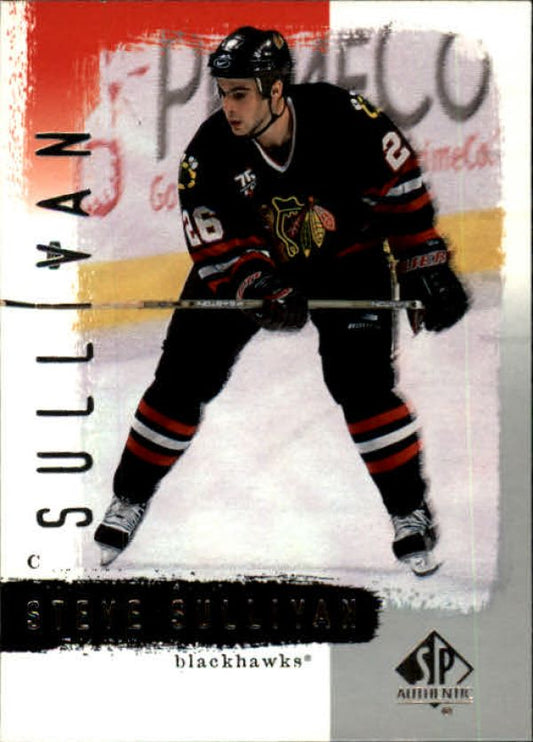 NHL 2000-01 SP Authentic - No 19 - Steve Sullivan