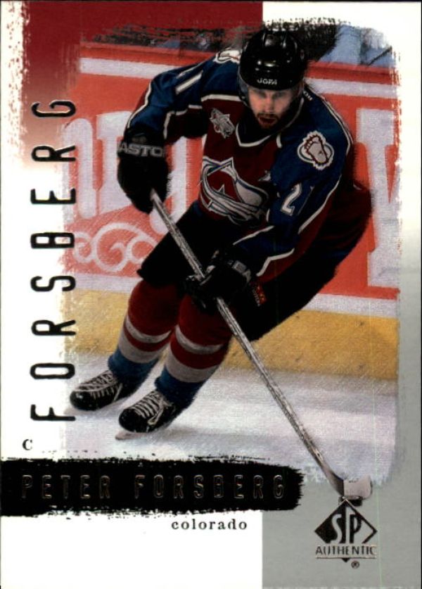 NHL 2000-01 SP Authentic - No 24 - Peter Forsberg