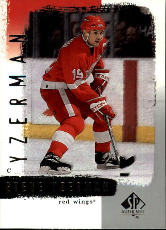 NHL 2000-01 SP Authentic - No. 31 - Steve Yzerman