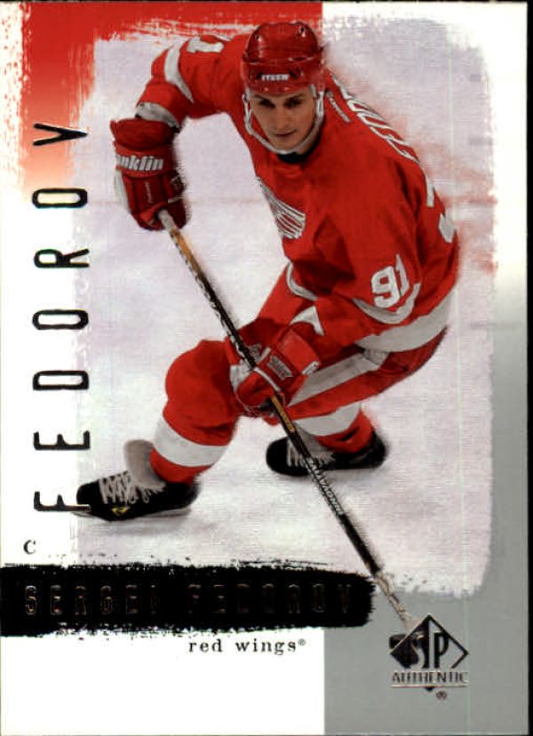 NHL 2000-01 SP Authentic - No 34 - Sergei Fedorov