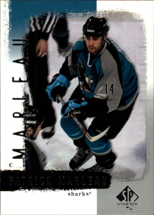 NHL 2000-01 SP Authentic - No 74 - Patrick Marleau