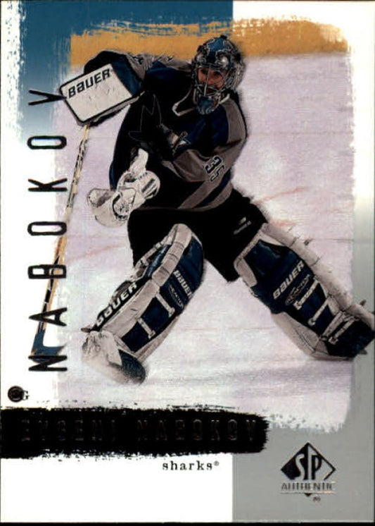 NHL 2000-01 SP Authentic - No 75 - Evgeni Nabokov