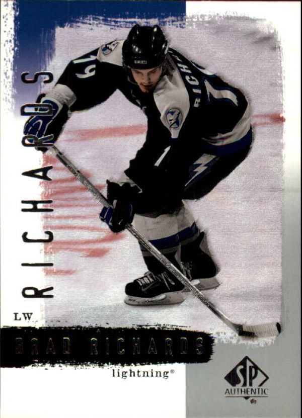 NHL 2000-01 SP Authentic - No 79 - Brad Richards