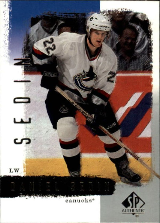 NHL 2000-01 SP Authentic - No 85 - Daniel Sedin