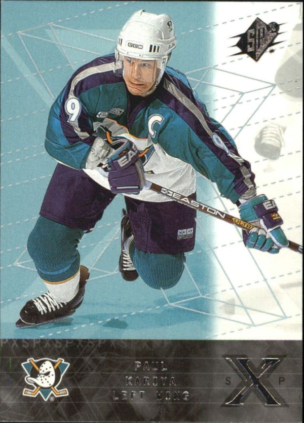 NHL 2000-01 SPx - No 1 - Paul Kariya