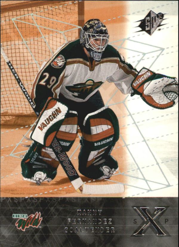 NHL 2000-01 SPx - No. 34 - Manny Fernandez