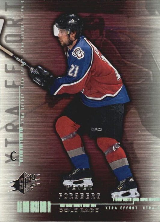 NHL 2000-01 SPx - No 71 - Peter Forsberg