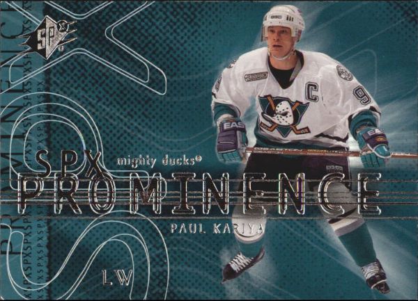 NHL 2000-01 SPx - No 81 - Paul Kariya