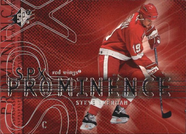 NHL 2000-01 SPx - No 86 - Steve Yzerman