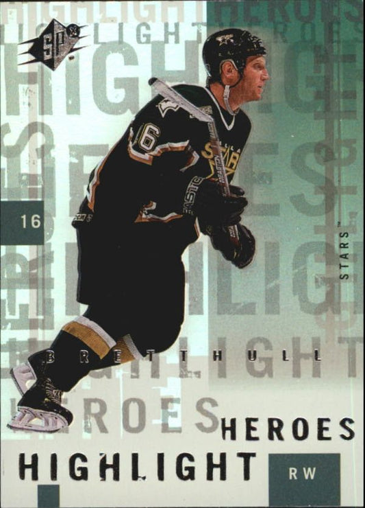 NHL 2000-01 SPx Highlight Heroes - No HH6 - Brett Hull