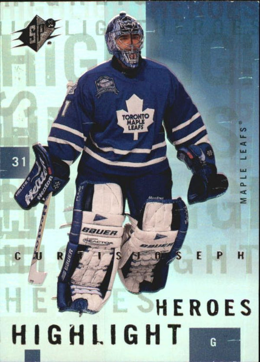 NHL 2000-01 SPx Highlight Heroes - No HH14 - Curtis Joseph