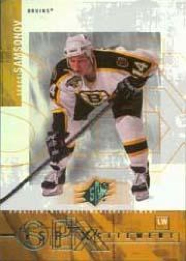 NHL 2000-01 SPx SPXcitement - No X2 - Sergei Samsonov