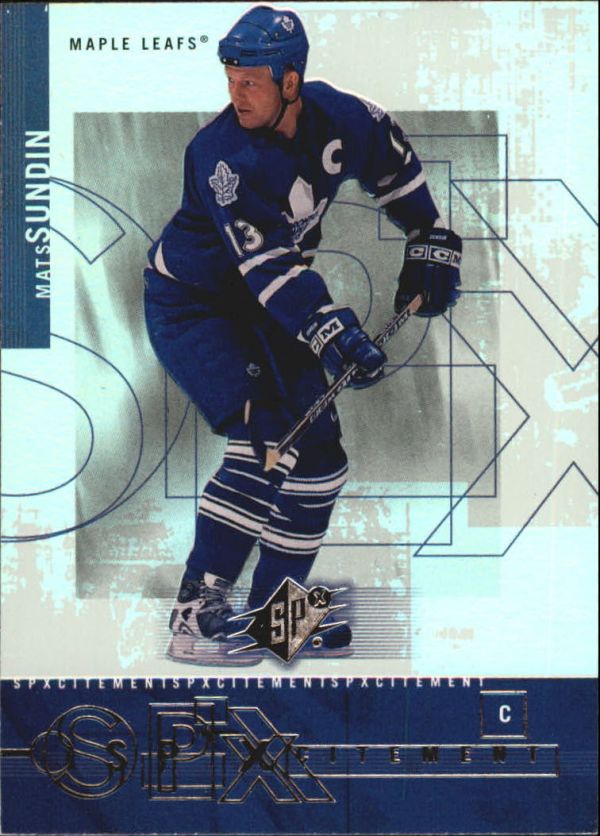 NHL 2000-01 SPx SPXcitement - No X14 - Mats Sundin