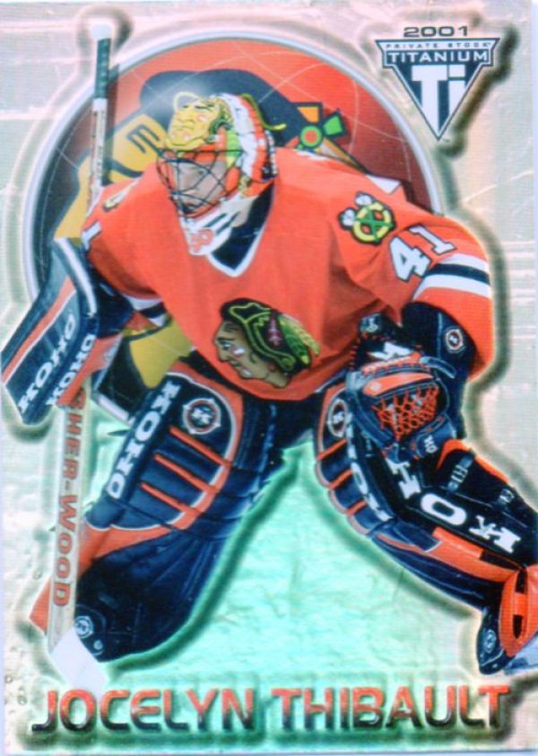 NHL 2000-01 Titanium - No 18 - Jocelyn Thibault