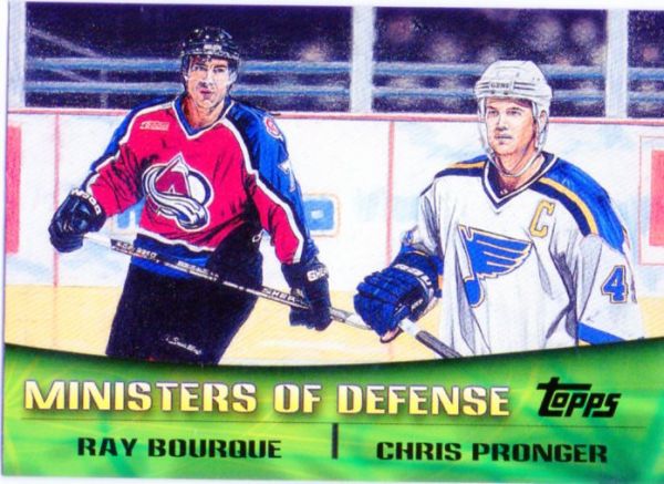 NHL 2000-01 Topps Combos - No TC6 - Bourque/Pronger