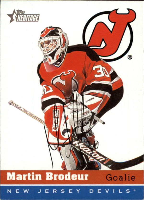 NHL 2000-01 Topps Heritage - No 2 - Martin Brodeur