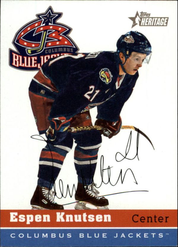 NHL 2000-01 Topps Heritage - No 159 - Espen Knutsen