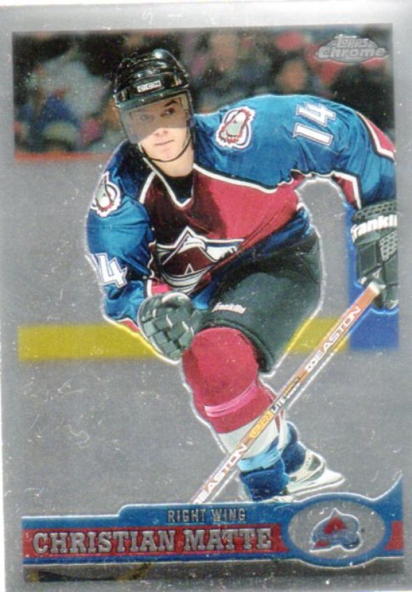 NHL 1999-00 Topps Chrome - No 233 - Chris Matte