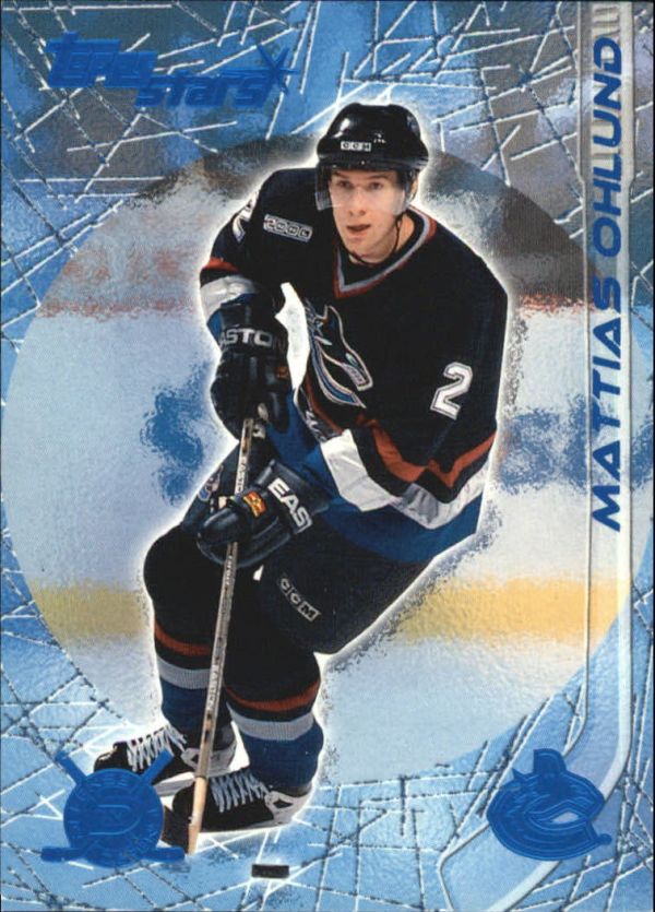 NHL 2000-01 Topps Stars Blue - No. 37 - Mattias Ohlund