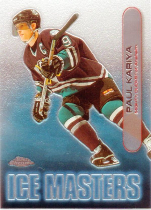 NHL 1999-00 Topps Chrome Ice Masters - No IM13 - Kariya