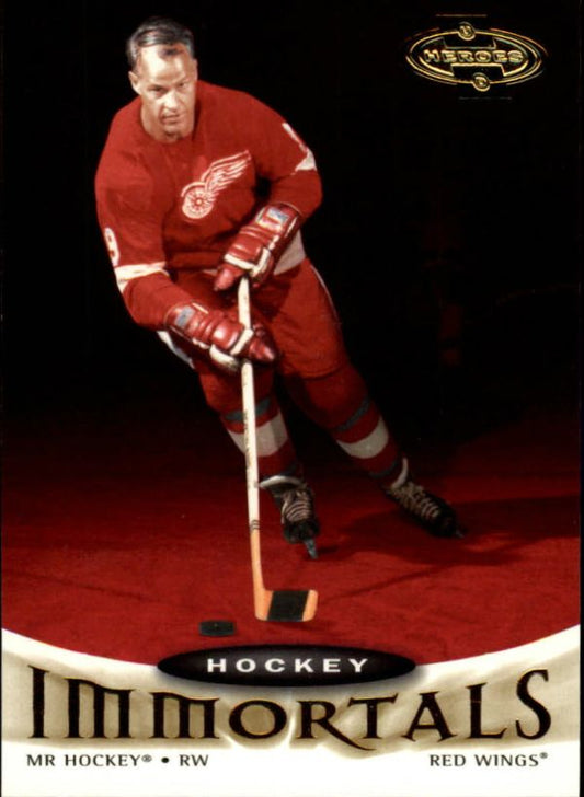 NHL 2000-01 UD Heroes - No 125 - Gordie Howe