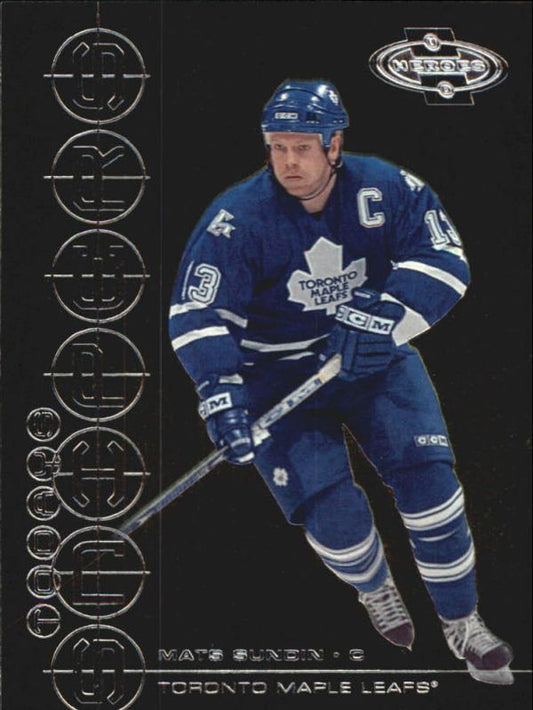 NHL 2000-01 UD Heroes Todays Snipers - No TS8 - Mats Sundin