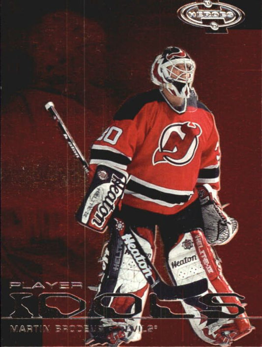 NHL 2000-01 UD Heroes Player Idols - No PI2 - Martin Brodeur