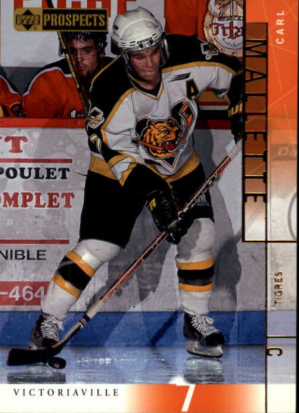 NHL 2000-01 UD CHL Prospects - No 84 - Carl Mallette