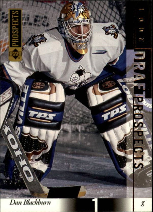 NHL 2000-01 UD CHL Prospects - No 91 - Dan Blackburn