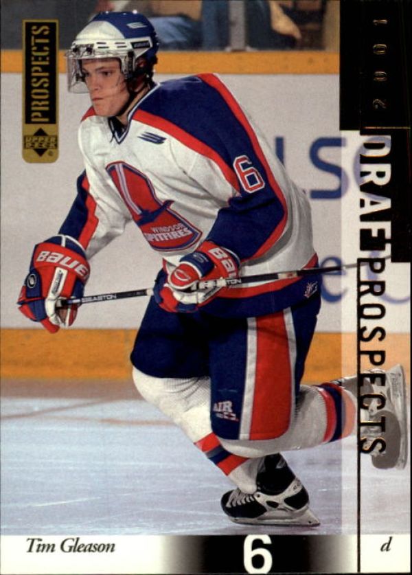 NHL 2000-01 UD CHL Prospects - No 93 - Tim Gleason