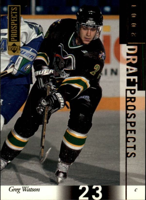 NHL 2000-01 UD CHL Prospects - No 98 - Greg Watson