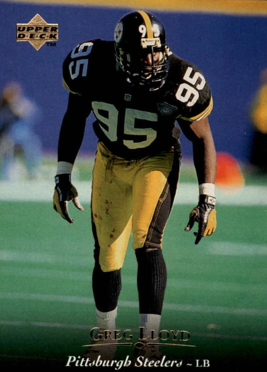 NFL 1995 Upper Deck - No 221 - Greg Lloyd