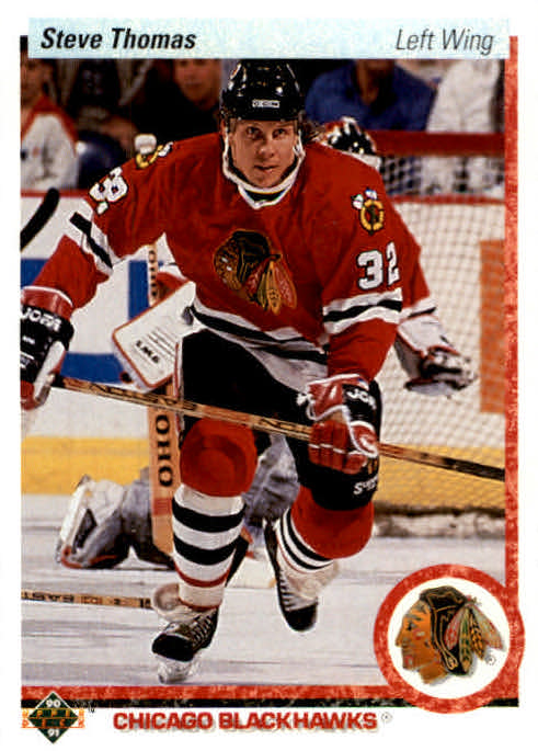 NHL 1990-91 Upper Deck - No 221 - Steve Thomas