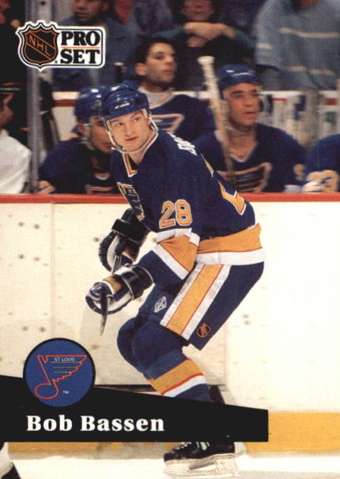 NHL 1991-92 ProSet French - No 221 - Bob Bassen