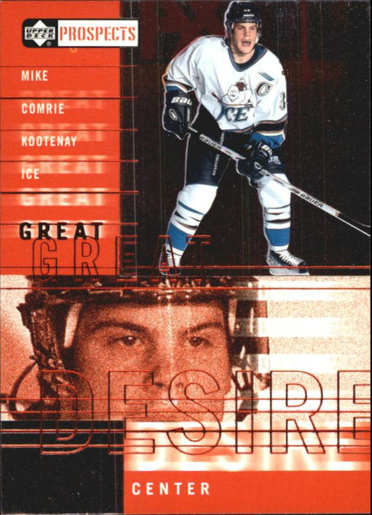 NHL 2000-01 UD CHL Prospects Great Desire - No GD3 - Mike Comrie